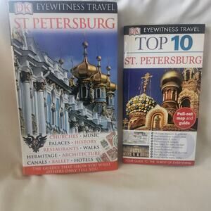 2 St Petersburg DK Eyewitness Travel Book Guide Book Top 10 Map B10